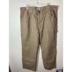 Blue Mountain Khaki Carpenter Pants Cotton Men's Size 40x32 Beige